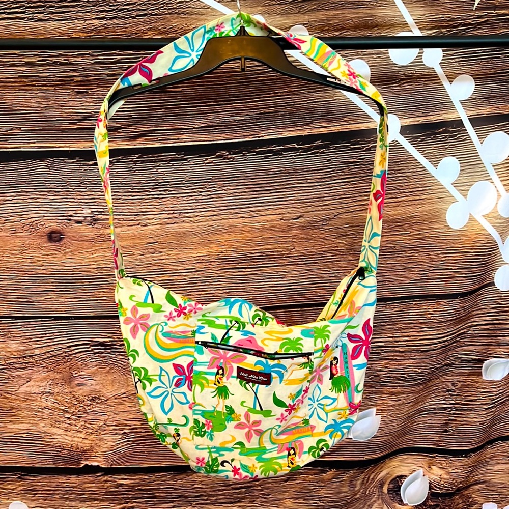 ISLAND ALOHA WEAR  HAWAIIAN CROSS BODY BAG